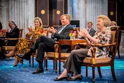 Henkjan Honing presents keynote on invitation by HM the King